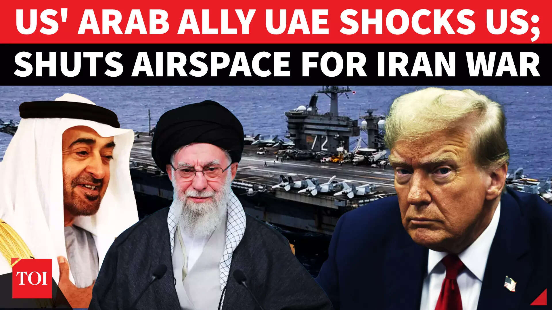 UAE's Iran war snub to Trump, rules out airspace use as USS Lincoln ...