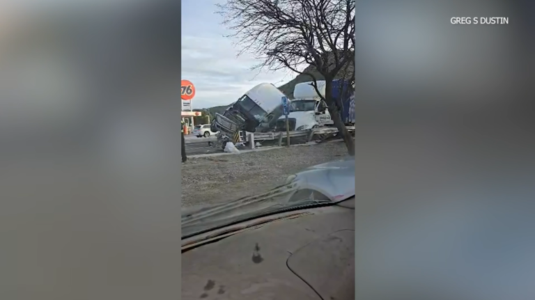 Video shows aftermath of brutal big rig crash near Southern California ...