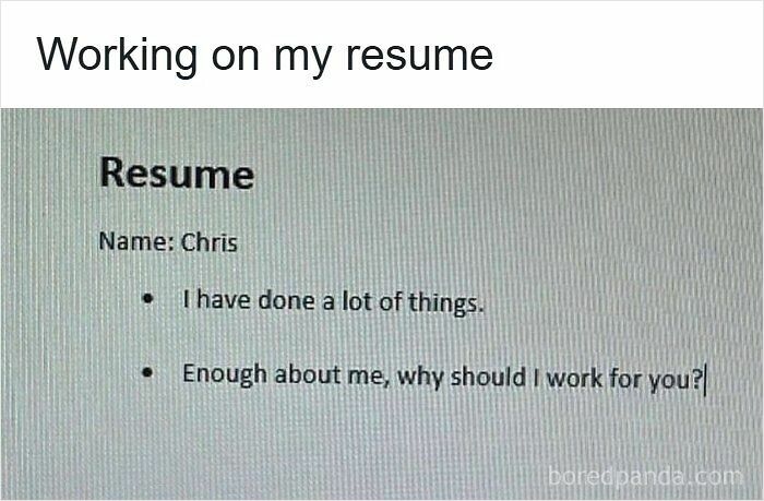 52 Hilarious Resume Memes That Might Be Painfully Relatable