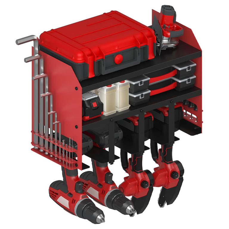 Ready to reclaim your messy garage? This power tool organizer can help ...