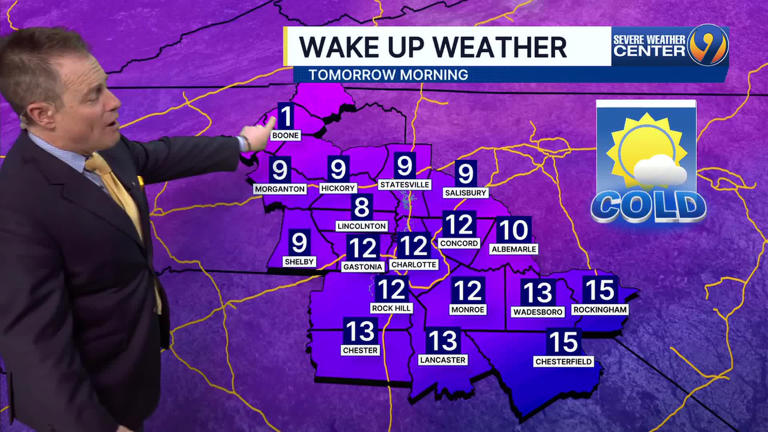 Forecast: Extremely cold temperatures coming overnight