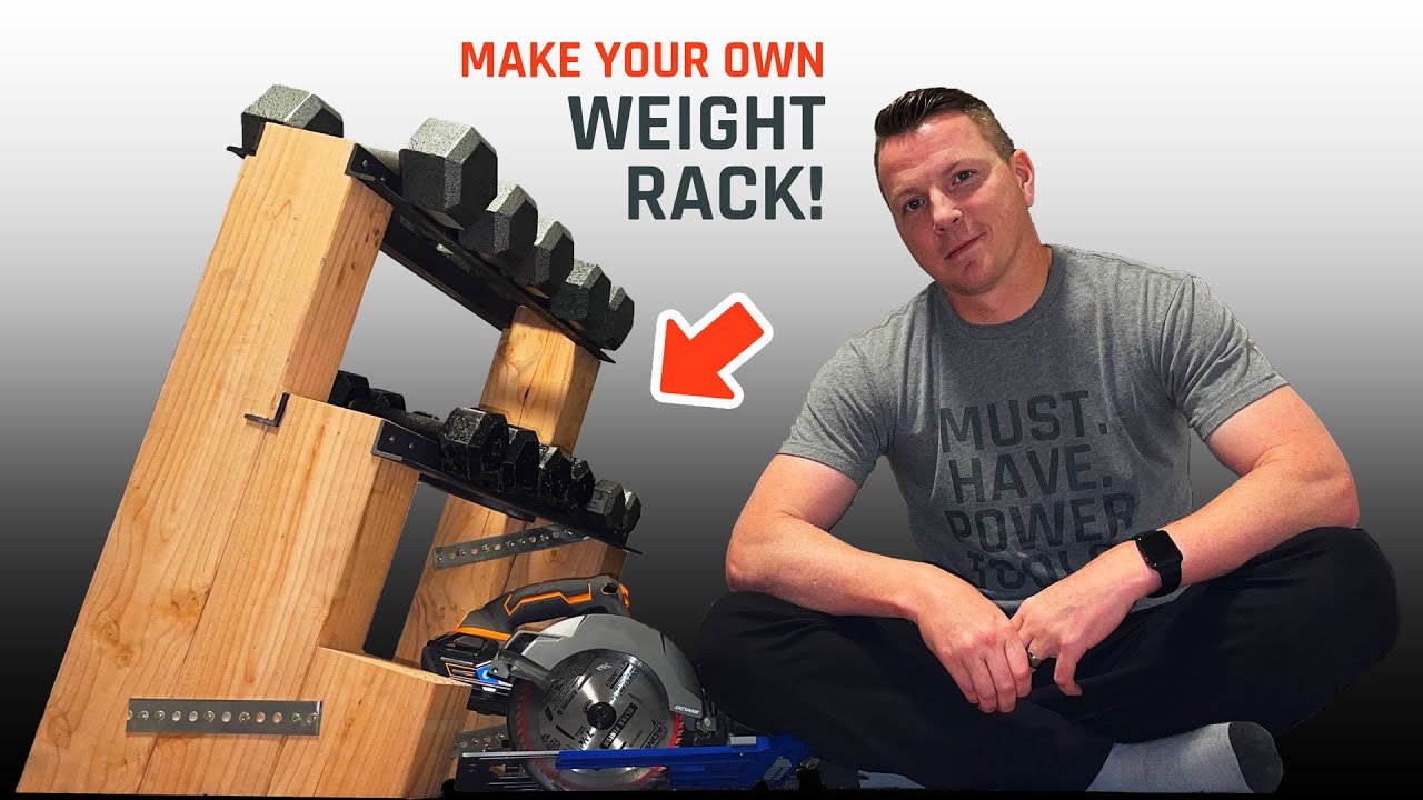 I built a sturdy dumbbell rack 💪