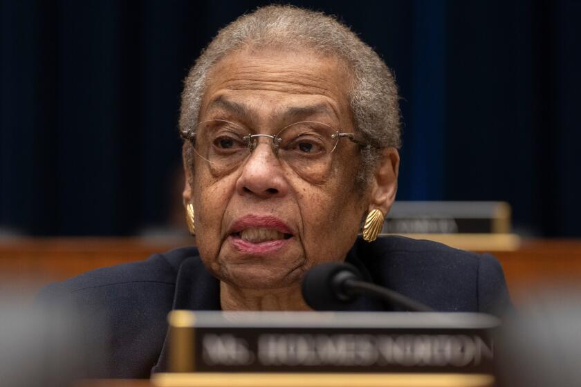 Longtime DC delegate Eleanor Holmes Norton is ending her reelection ...