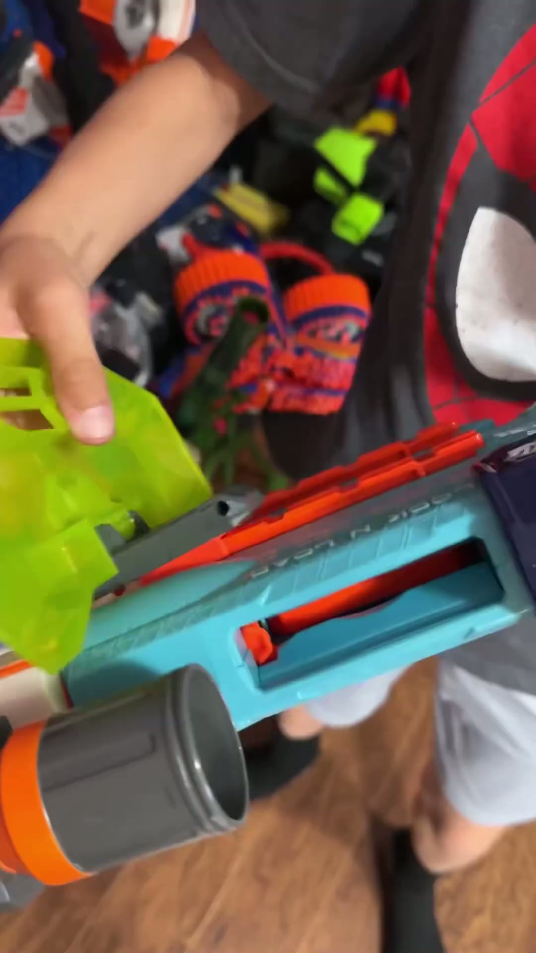 Nerf gun remix: Lock 'n' load!