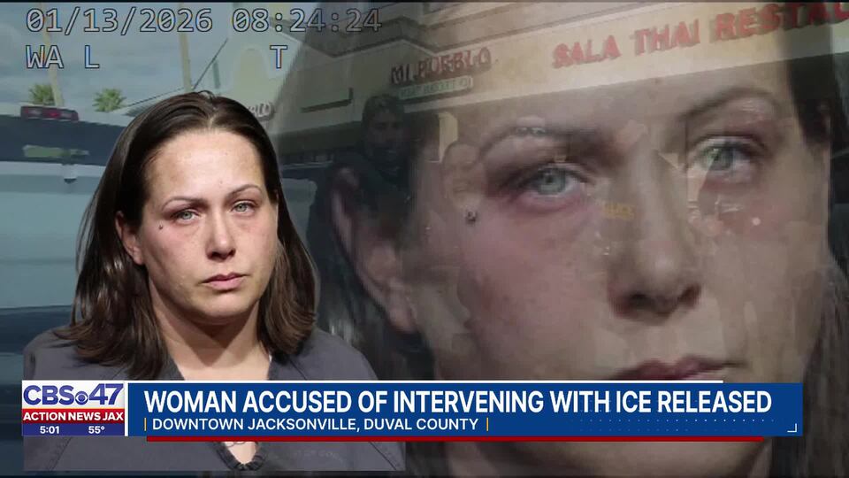 Jacksonville woman accused of assault during ICE operation released ...