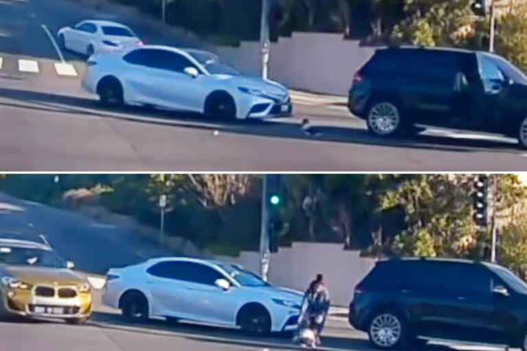 Shocking video shows toddler flying out of car in busy SoCal ...