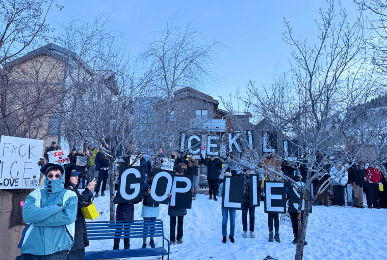 Protesters rally against ICE as political climate intensifies at ...