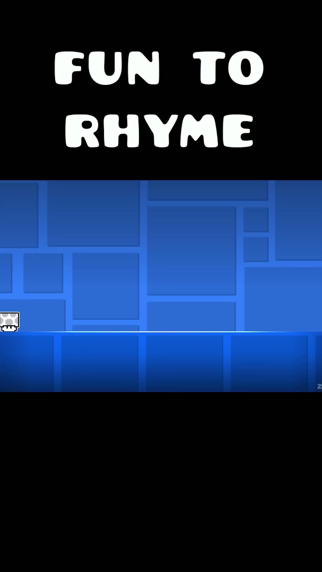Fun to rhyme in GD #geometrydash #gdupdate #gaming #gd #gameplay #games ...