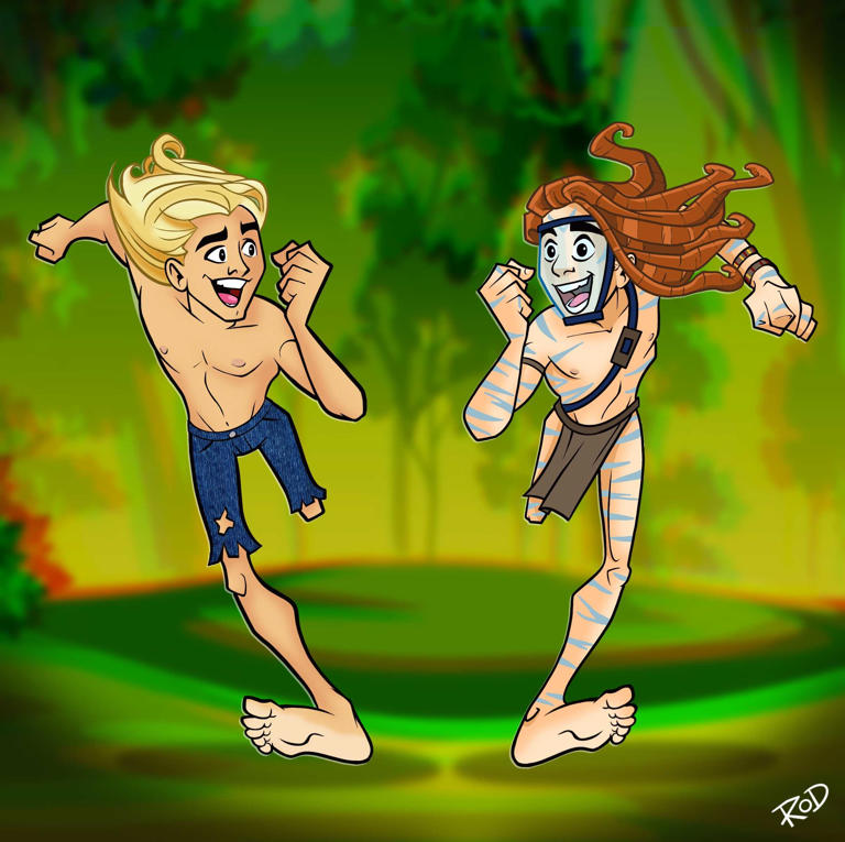 Avatar characters team-up with comic characters