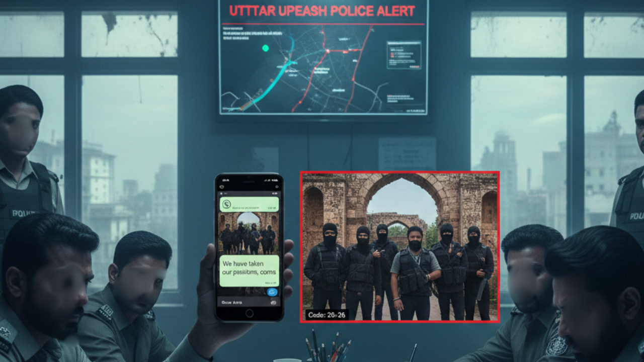 ‘We have taken our positions’: WhatsApp message showing masked men in ...