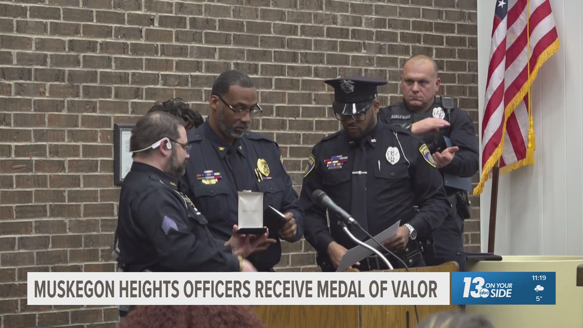 Muskegon Heights officers awarded Medal of Valor