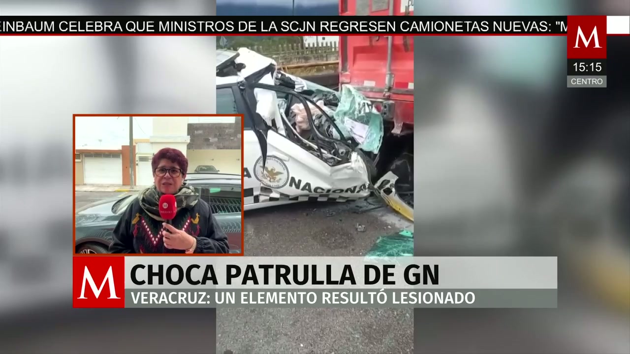 Patrulla de la Guardia Nacional choca contra tráiler en carretera ...