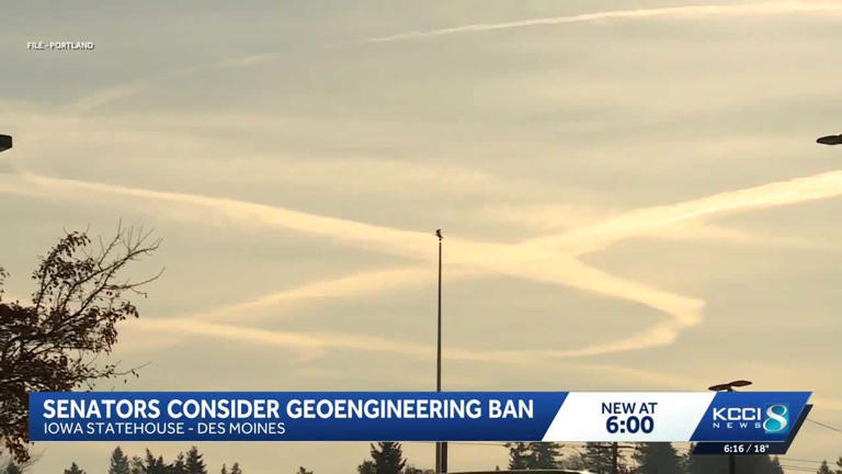 Iowa senators advance ban on 'geoengineering,' weather-altering activities