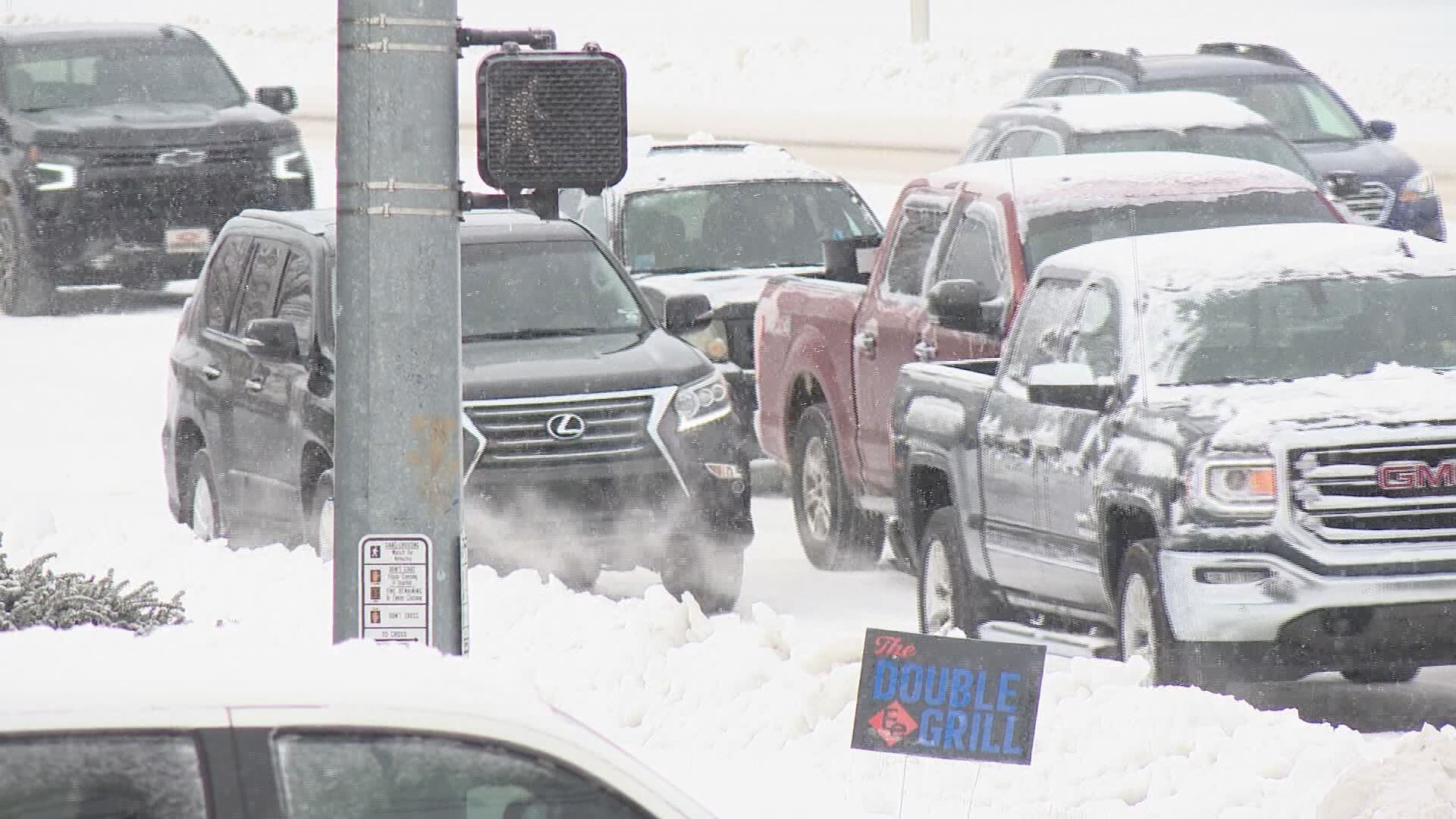Lexington road conditions remain challenging as crews work to clear ice ...
