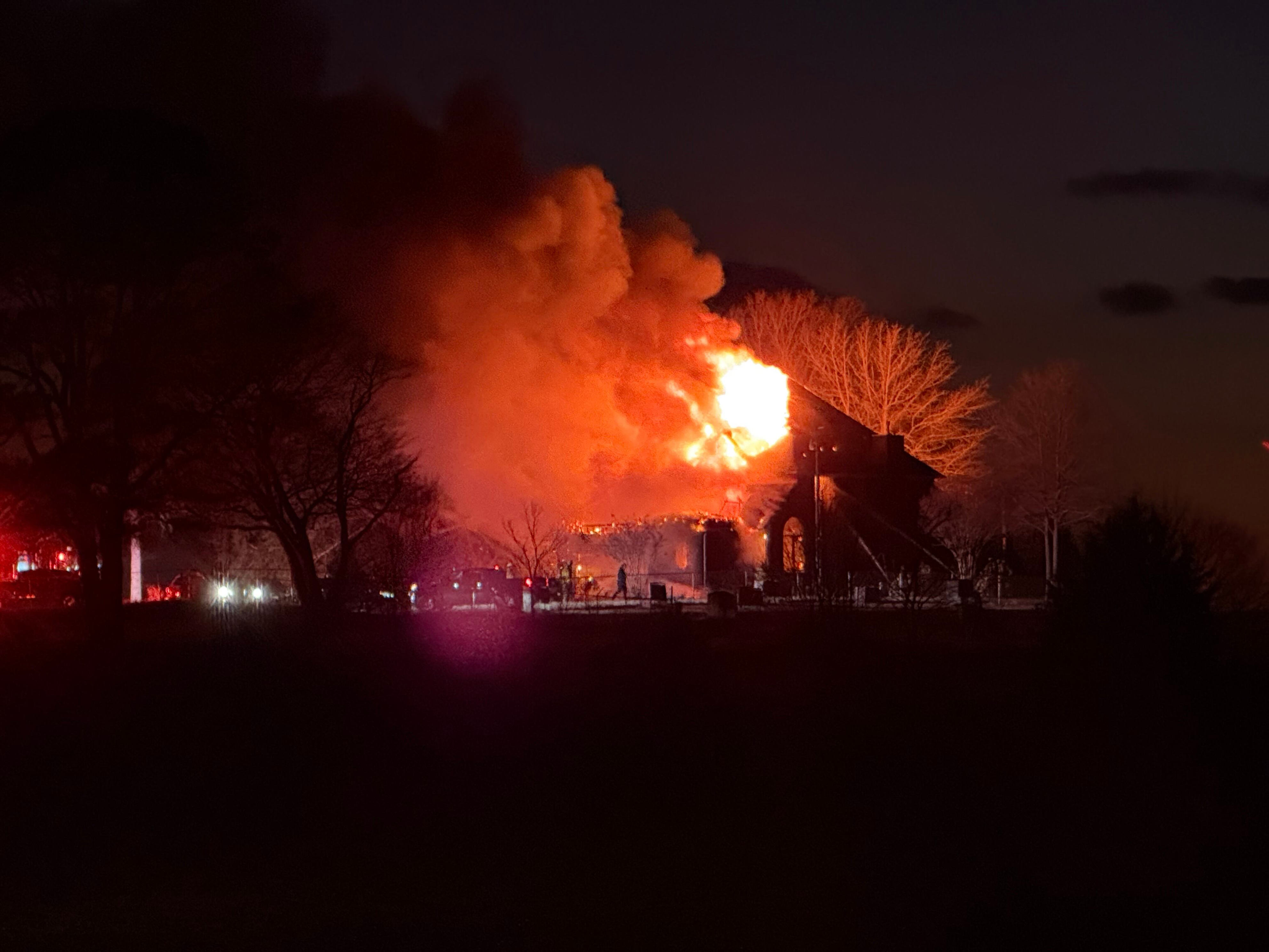 Multiple Huntsville Fire & Rescue crews on scene of structure fire on ...