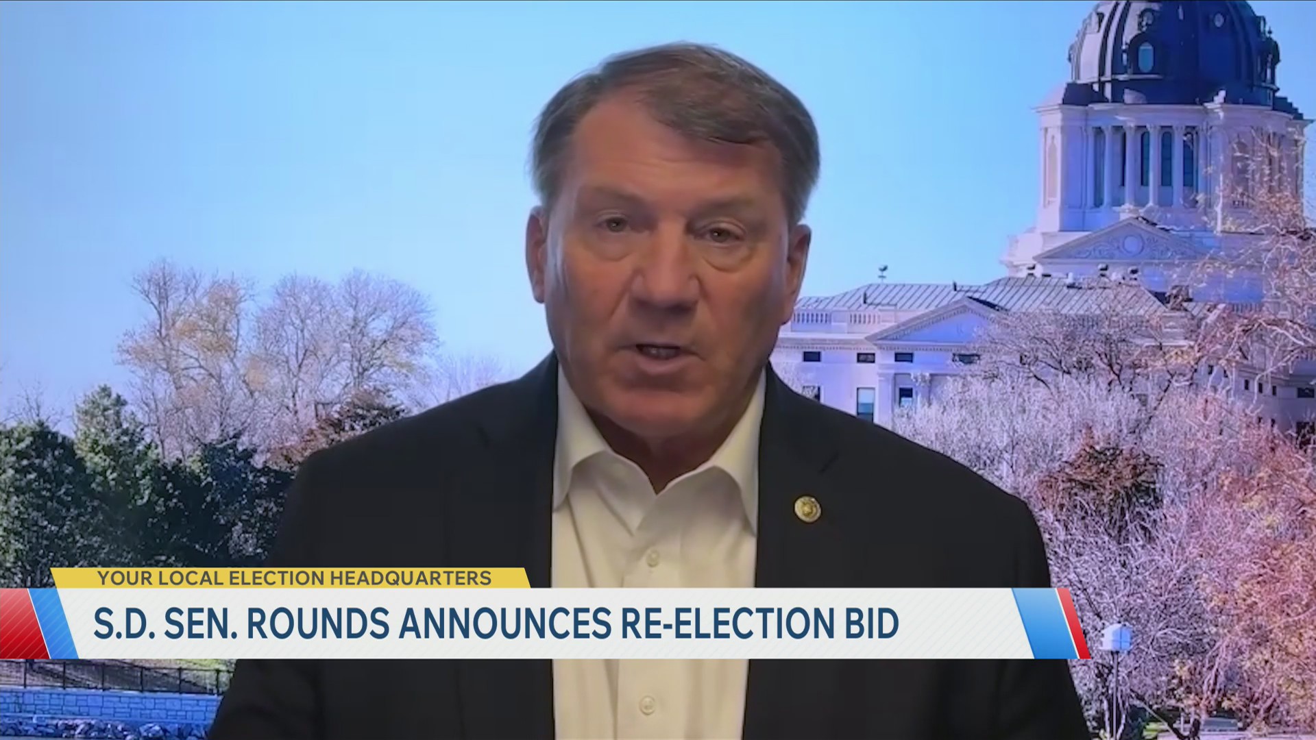 SD senator Rounds announces re-election bid