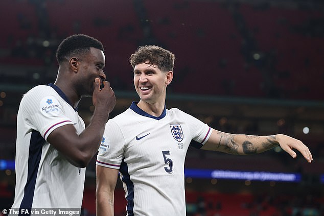 John Stones (right) was branded 'the best English centre back of this generation' - but there was no room for him in the squad