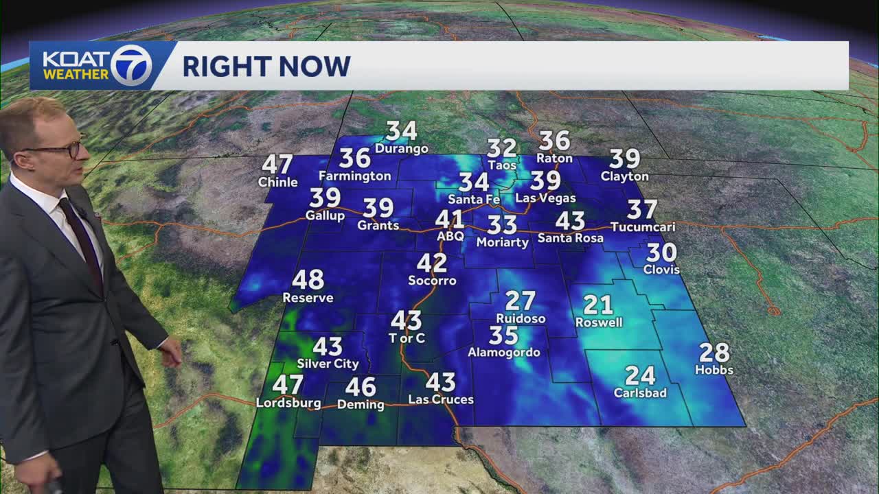 Winter storm exits New Mexico as cold air remains