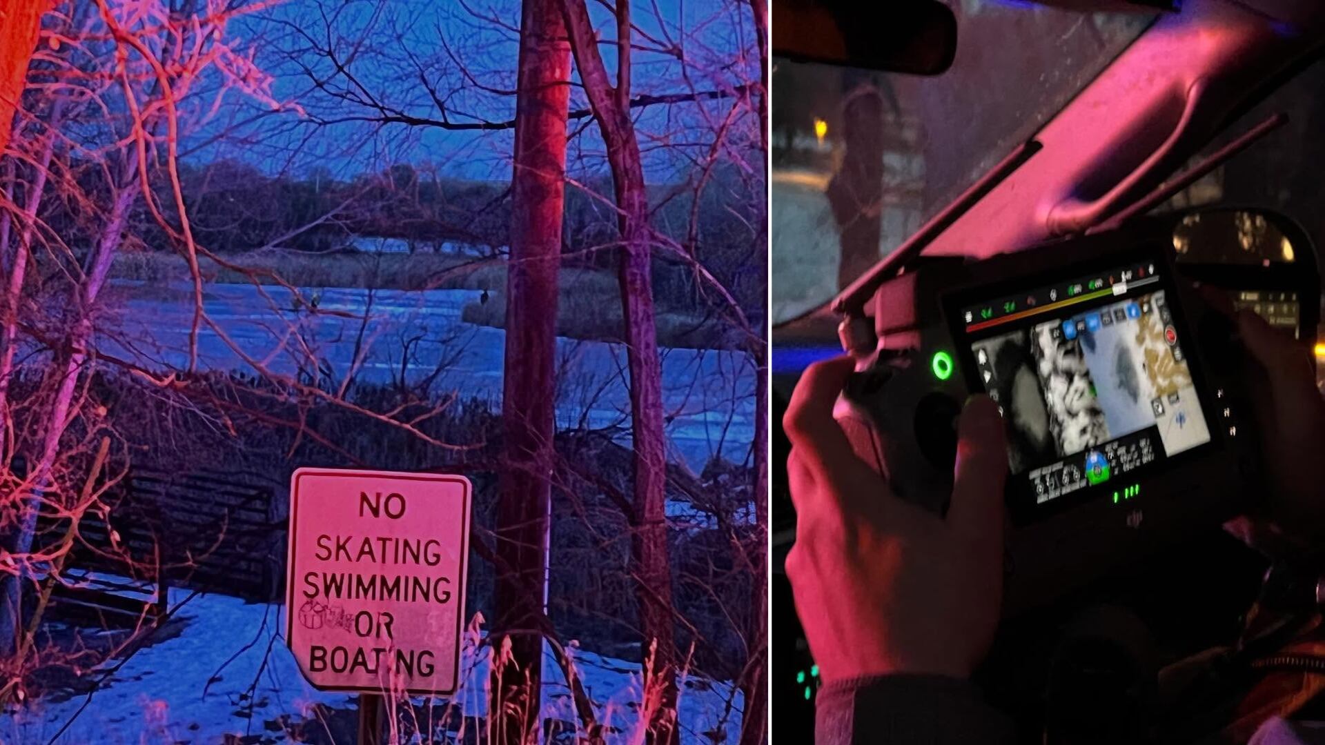 'Not a playground': Reports of kids playing on ice prompt search at El ...