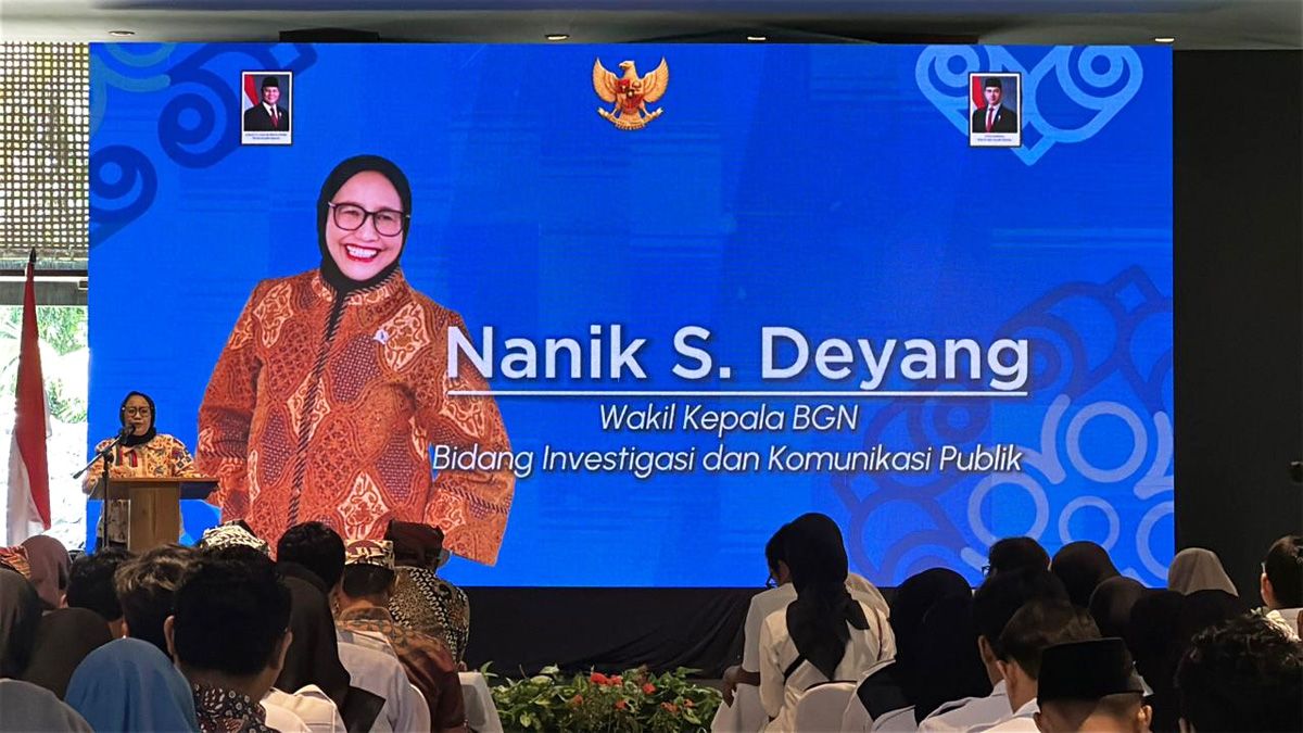 Wakil Kepala Badan Gizi Nasional (BGN) bidang Komunikasi Publik dan Investigasi Nanik Sudaryati Deyang/(Istimewa).