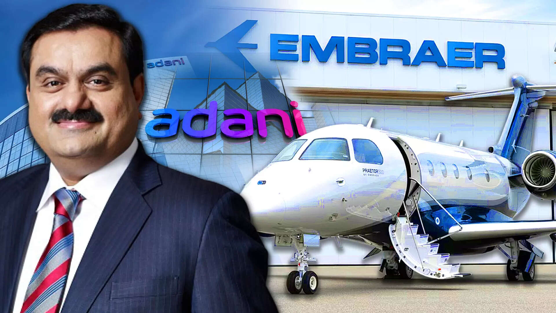 Adani Group partners Embraer to build regional transport aircraft,  redefining Indian aviation future | Watch