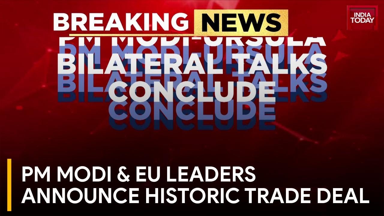 Geeta Mohan reports: PM Modi, Ursula von der Leyen announce India-EU free trade agreement<br><br>