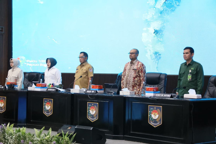 Grafik perkembangan inflasi nasional