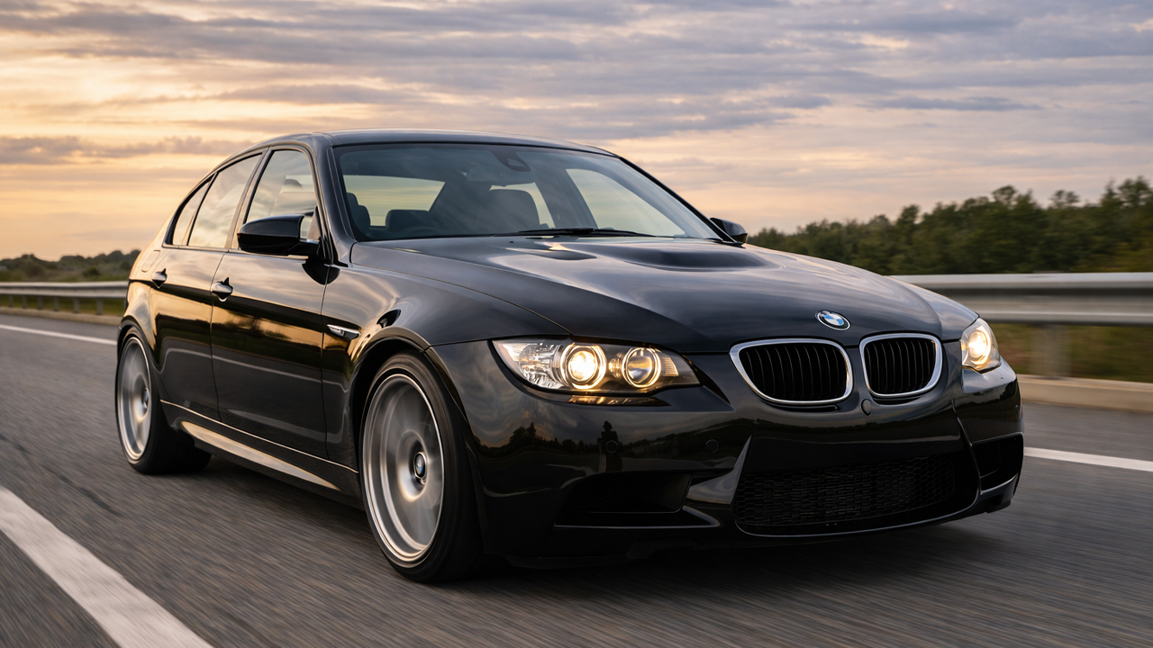 BMW M3 hits high speeds on Autobahn