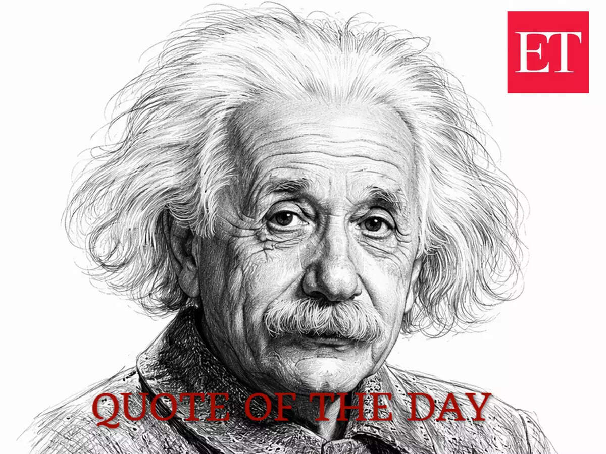 Quote of the day by Albert Einstein: 'Try not to become a man of ...