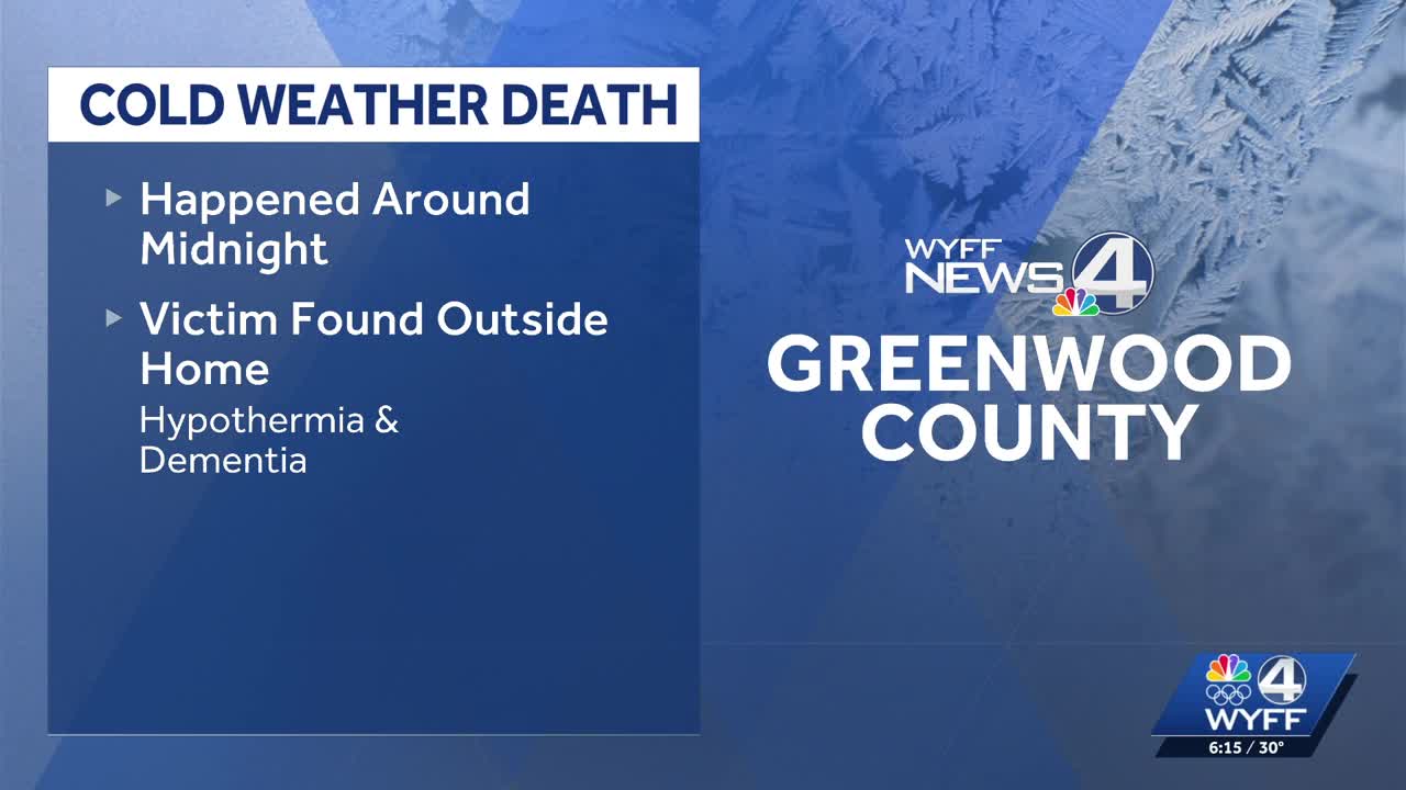 Woman with dementia dies of hypothermia outside South Carolina home ...