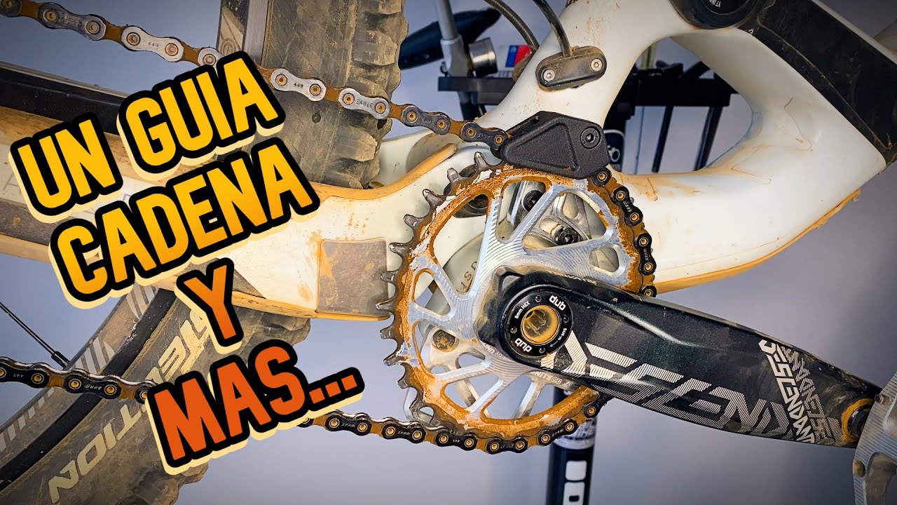 Instalando una guía de cadena en la YT Capra y probando cubrepuños en ...