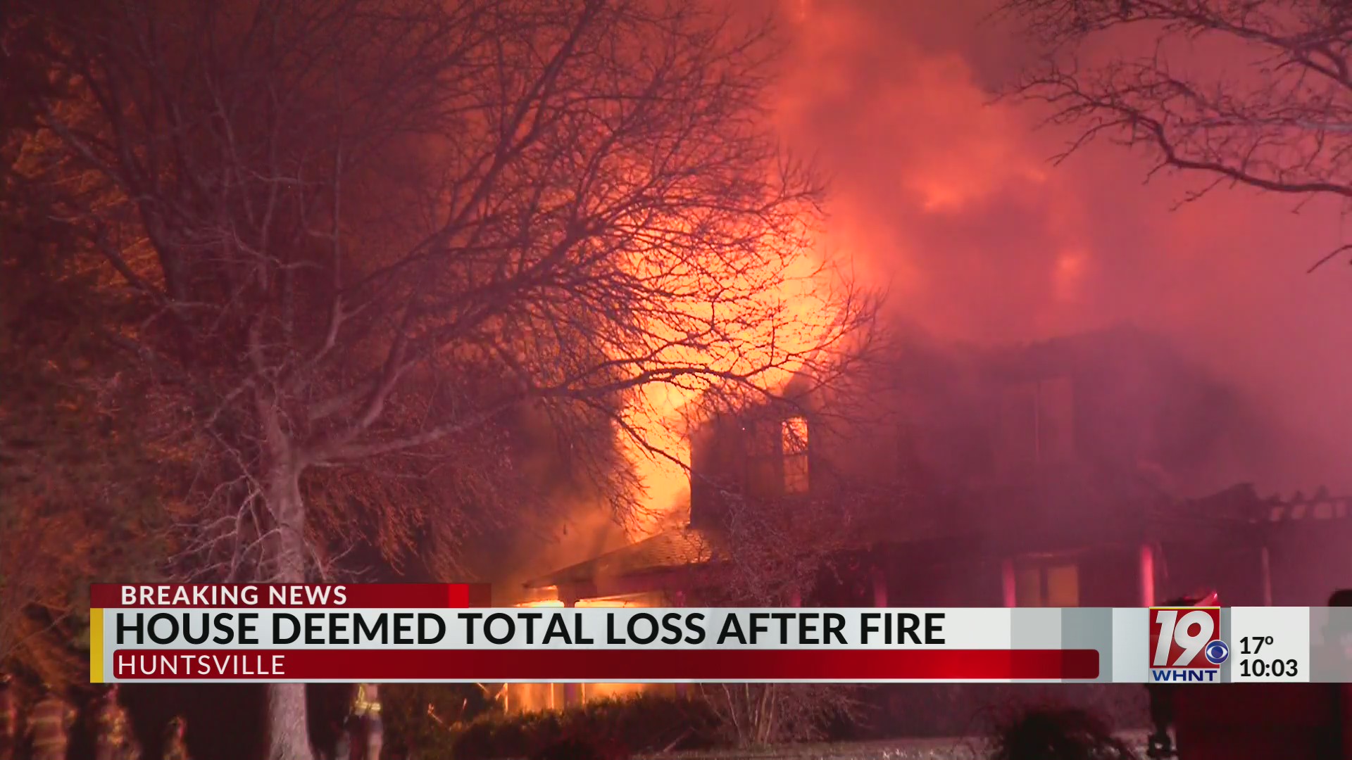 Huntsville Fire & Rescue crews battle fire on County Line Road | Jan ...