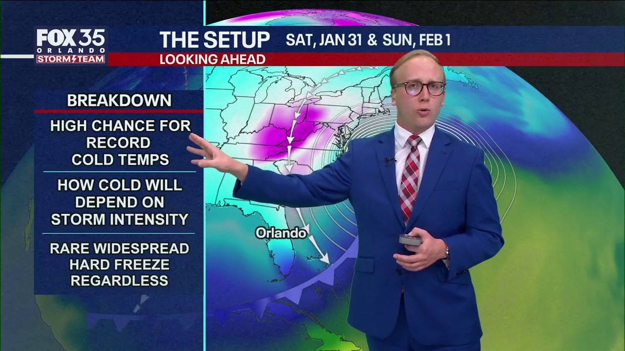 Orlando weather forecast: Record cold coming this weekend
