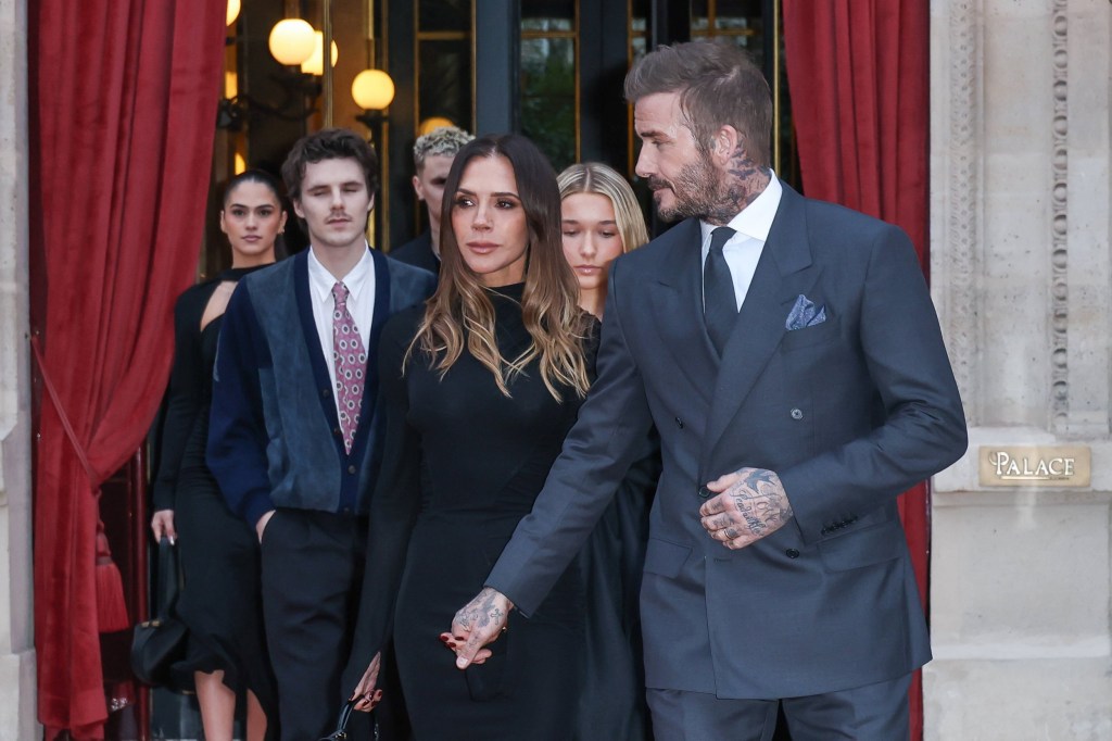 The Beckham family put on resilient front after Brooklyn’s ...