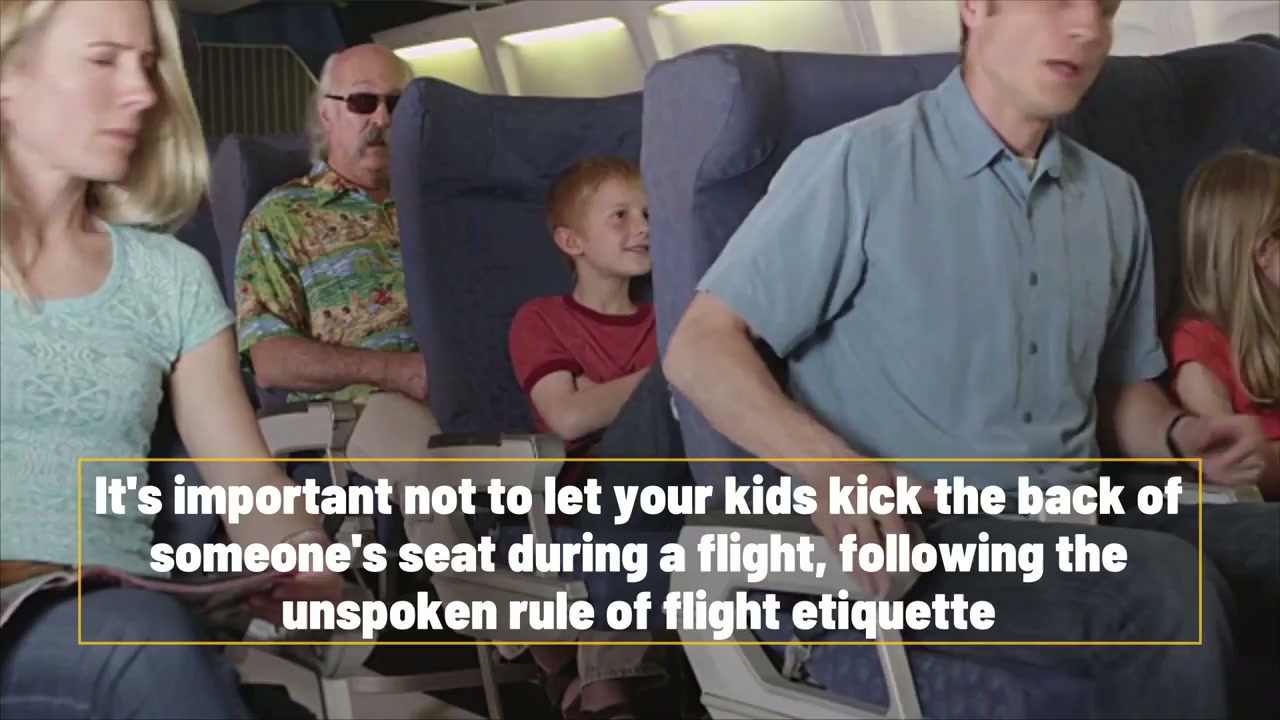 How to keep kids safe and respectful on airplanes