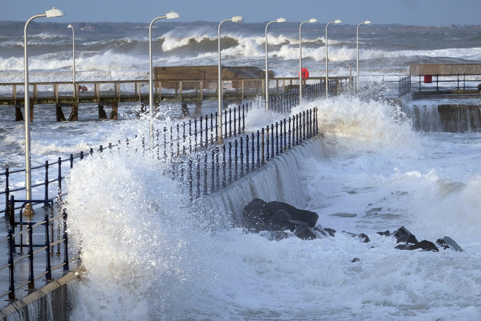 Storm Chandra brings strong winds, rain and hill snow to Northumberland