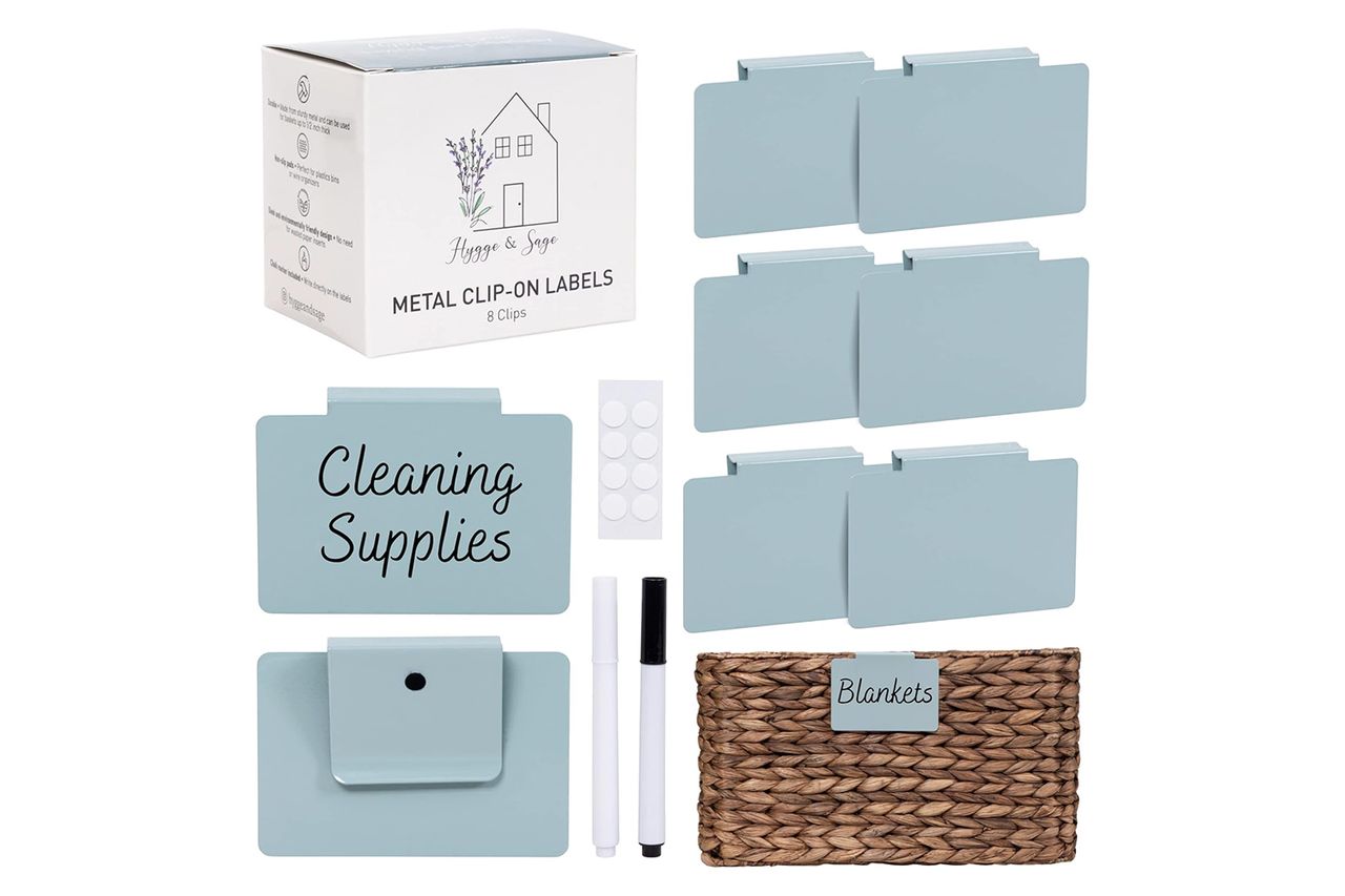 Hygge & Sage Metal Bin Labels
