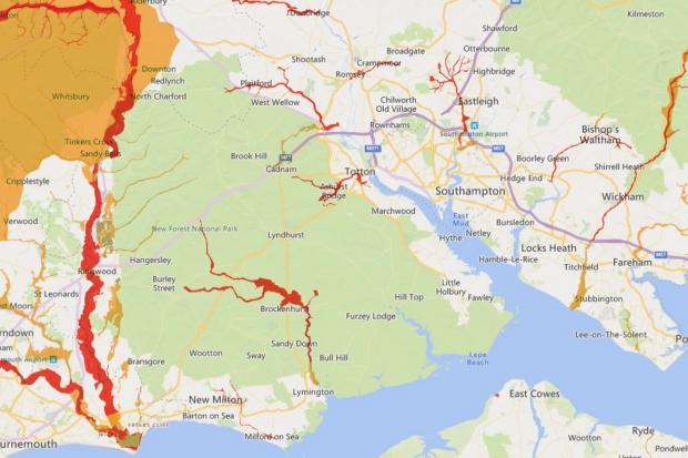 'Act now' flood warnings in place across Hampshire amid Storm Chandra