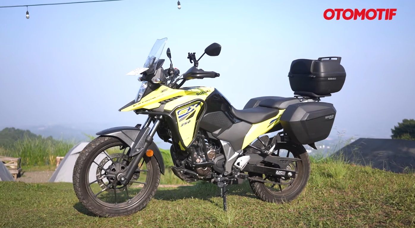 Spek cocok buat touring Lebaran, intip harga motor enduro Suzuki V ...
