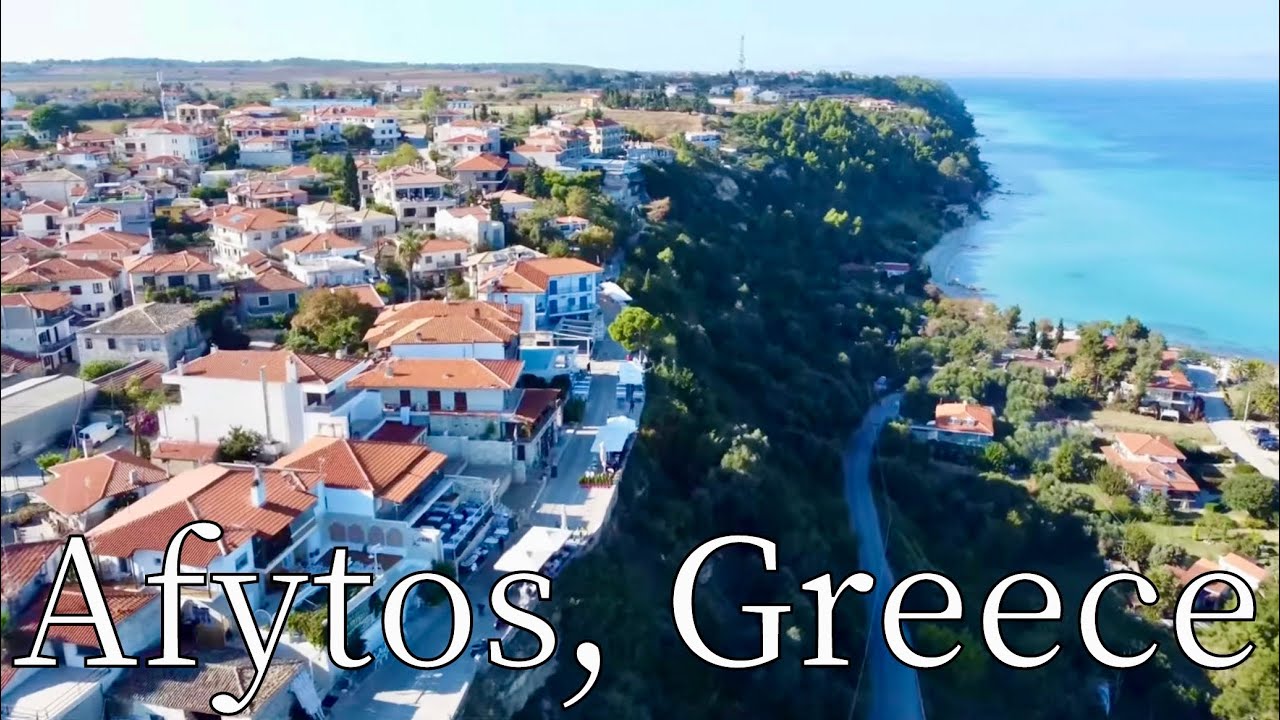 Wander through the beautiful streets of Afytos Greece