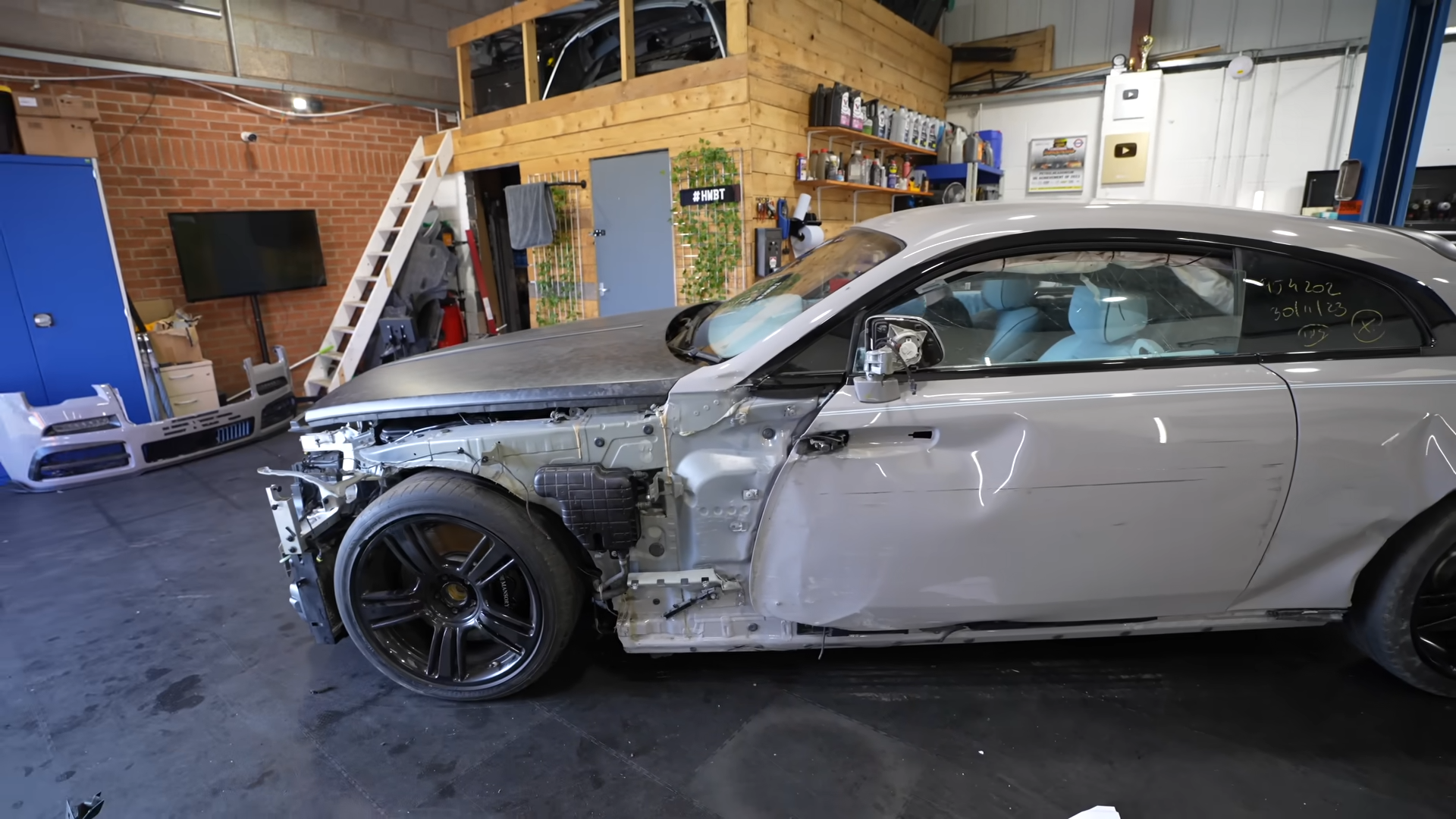 That first drive in Marcus Rashford’s wrecked Rolls Royce
