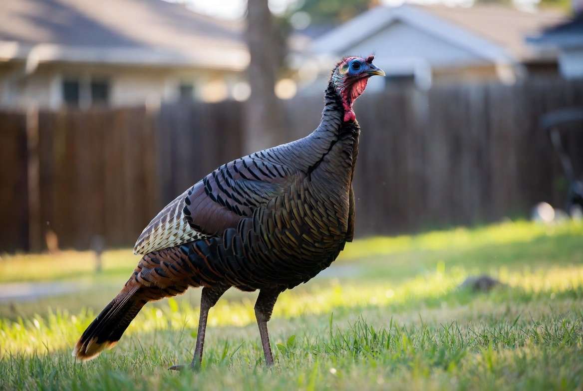 A wild turkey just walked into your yard, now what?