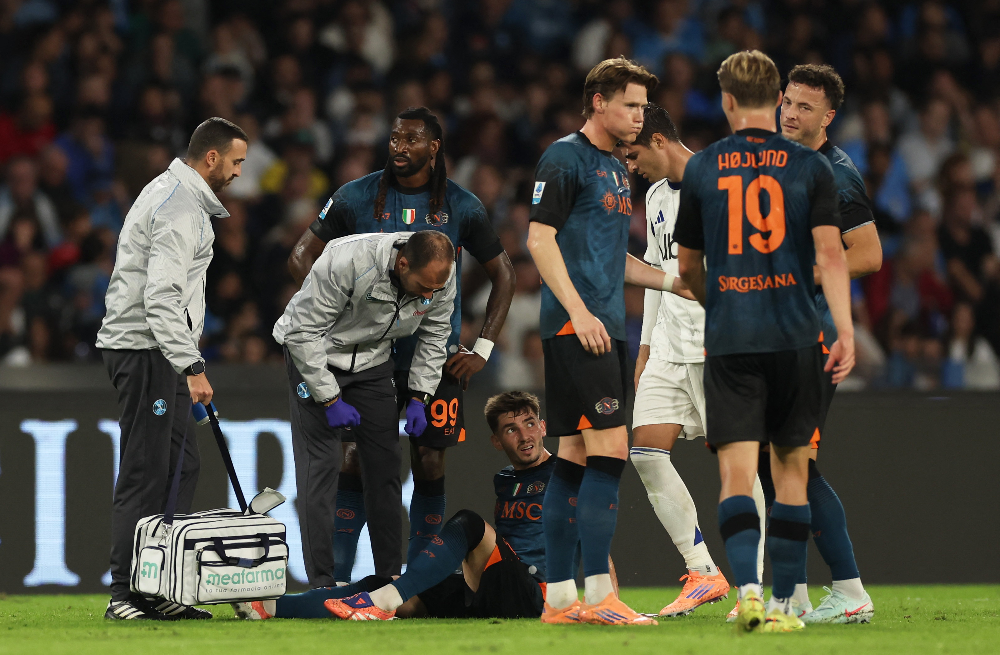 Sidelined: Billy Gilmour (REUTERS)