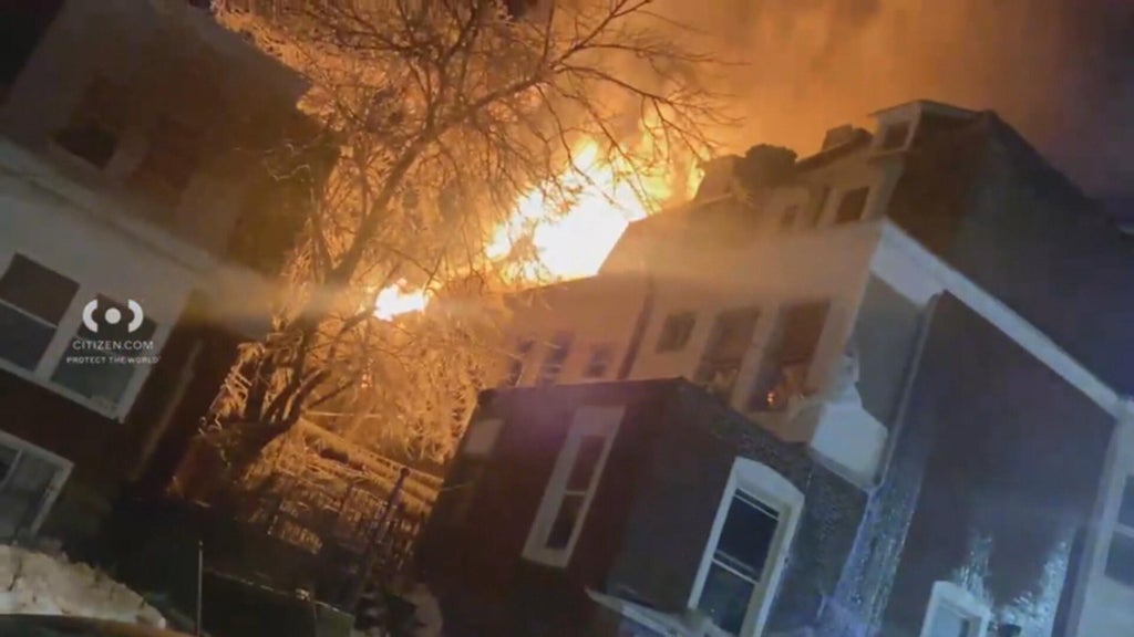 Video shows home burning in Southwest Philadelphia, after another fire ...