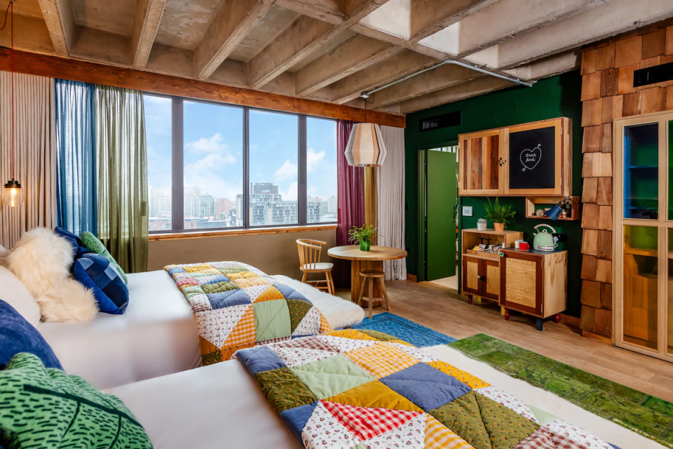 Sleep in a treehouse themed room at this eccentric UK hotel
