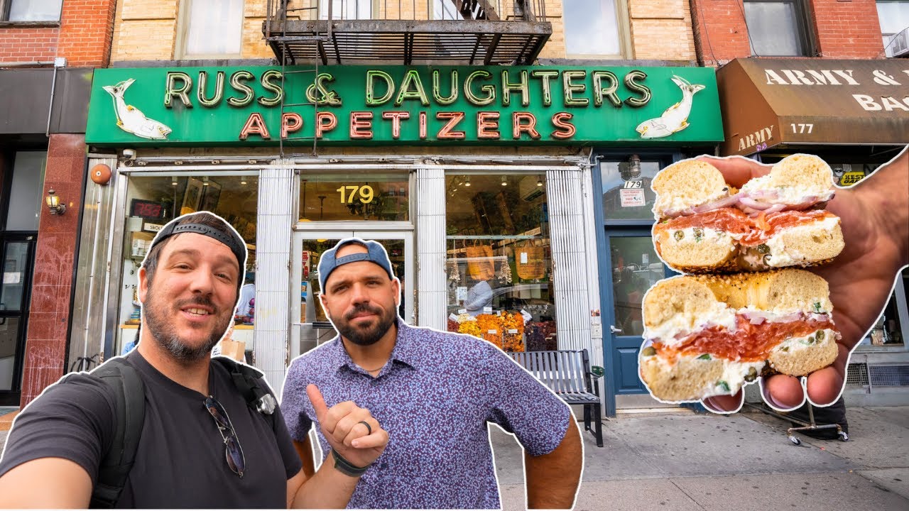 Eating 8 of New York's most iconic foods with a professional chef