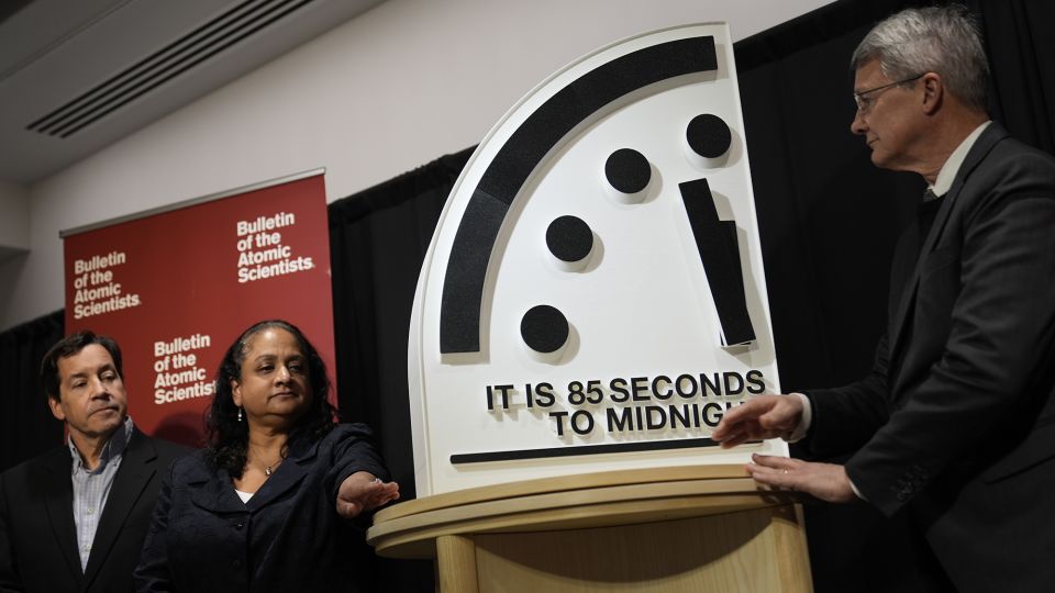 Doomsday Clock 2026: Scientists set new time<br><br>