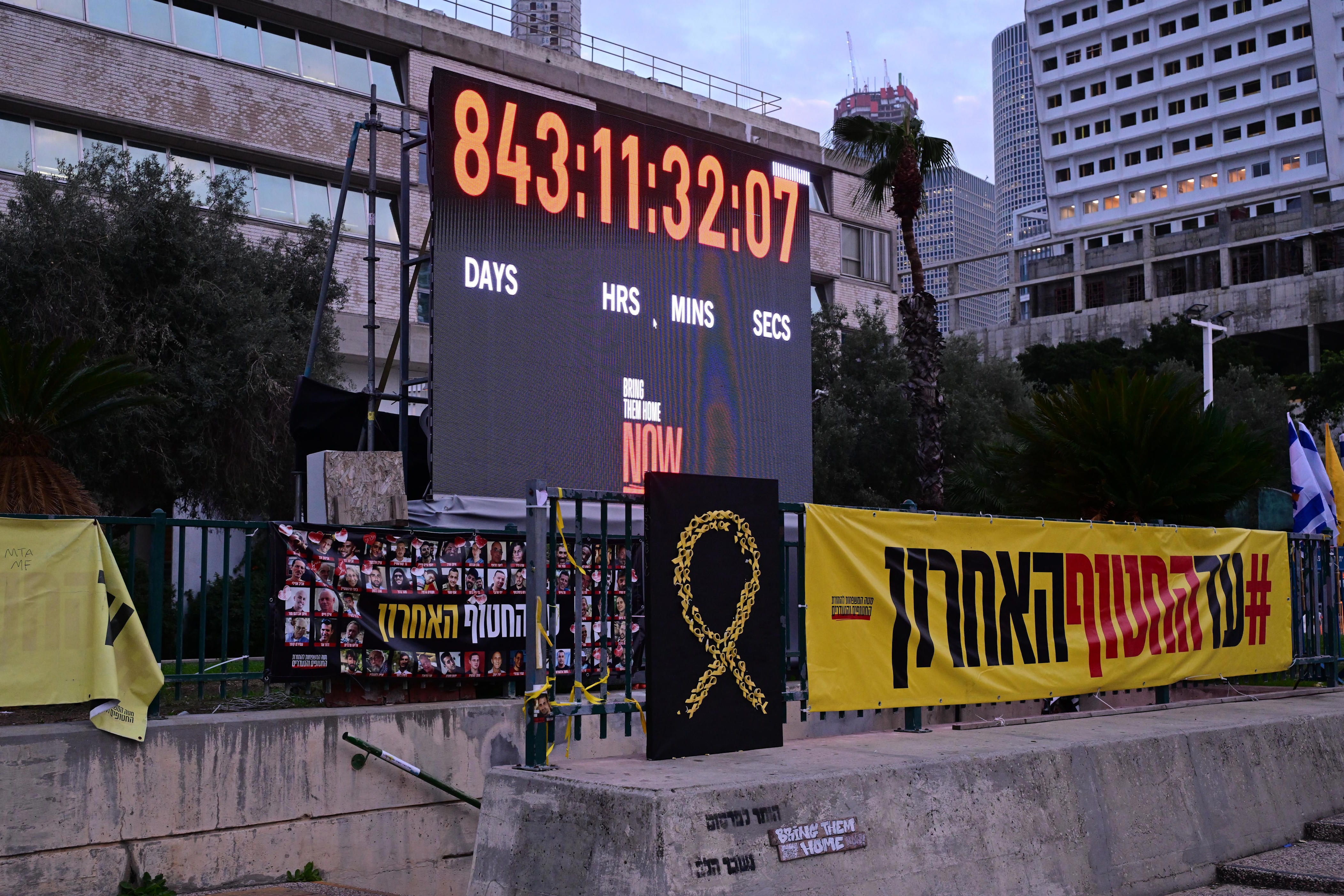 Hostages Square countdown clock to be stopped after 844 days following ...