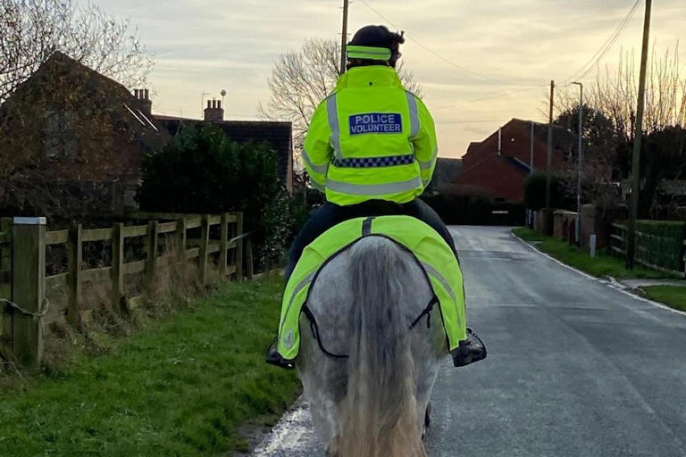 Police force recruiting community safety mounted volunteers