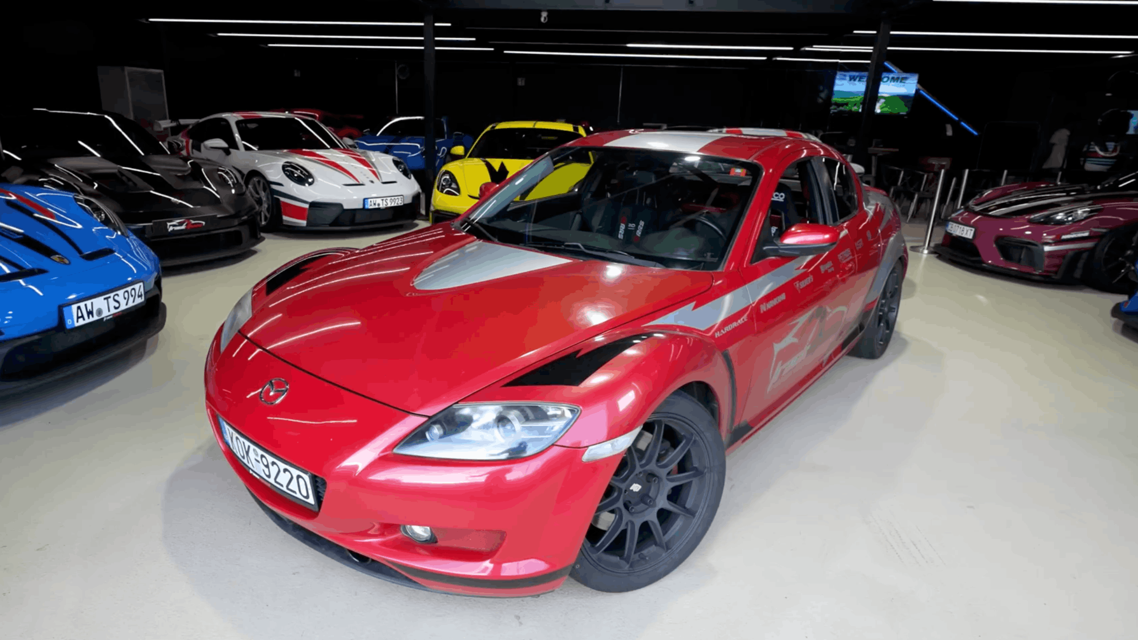 Mazda RX-8 pushes limits on the track